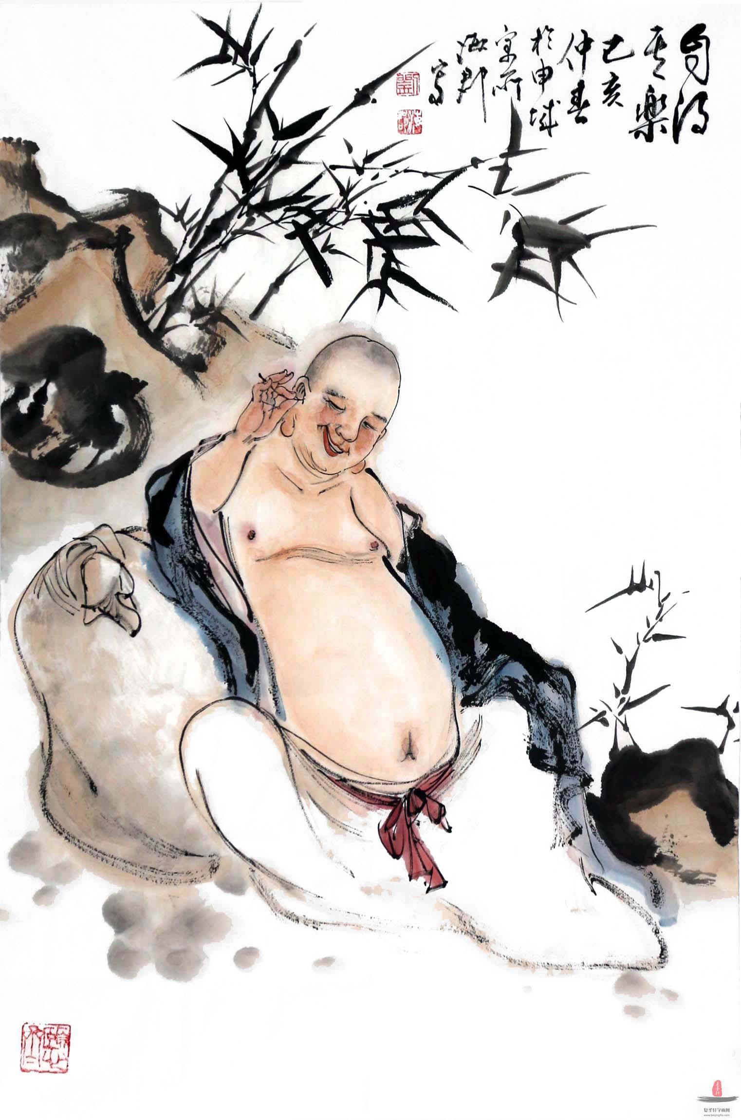 刘海郡人物画